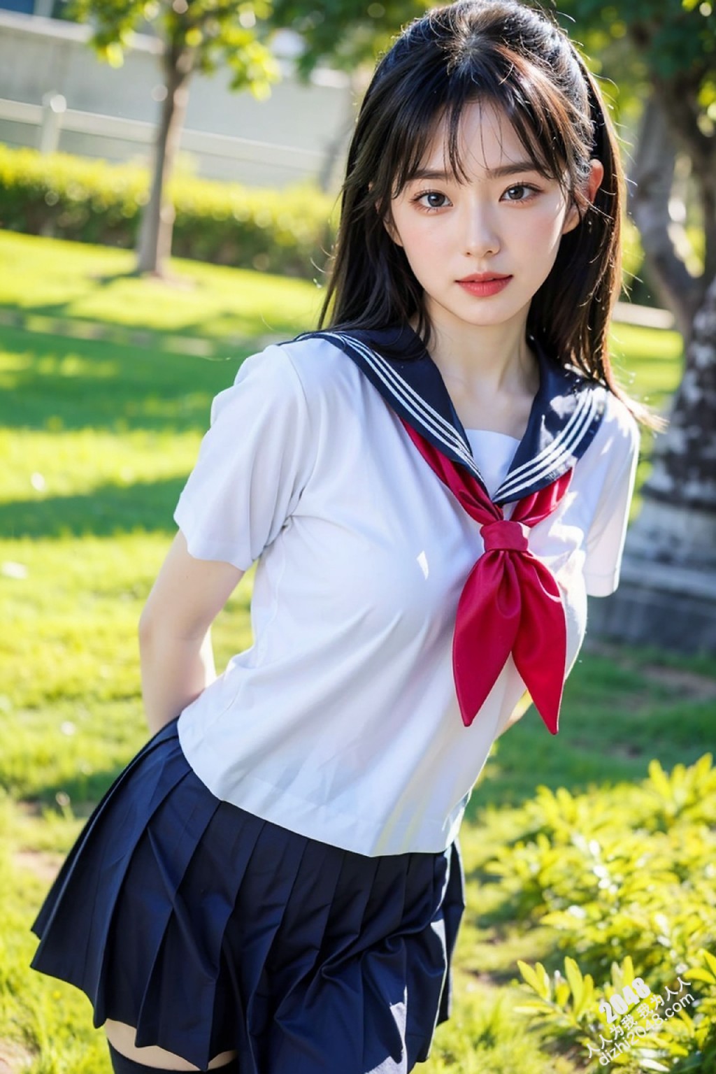 清纯校服少女的阳光午后：制服诱惑与青春的悸动(46)