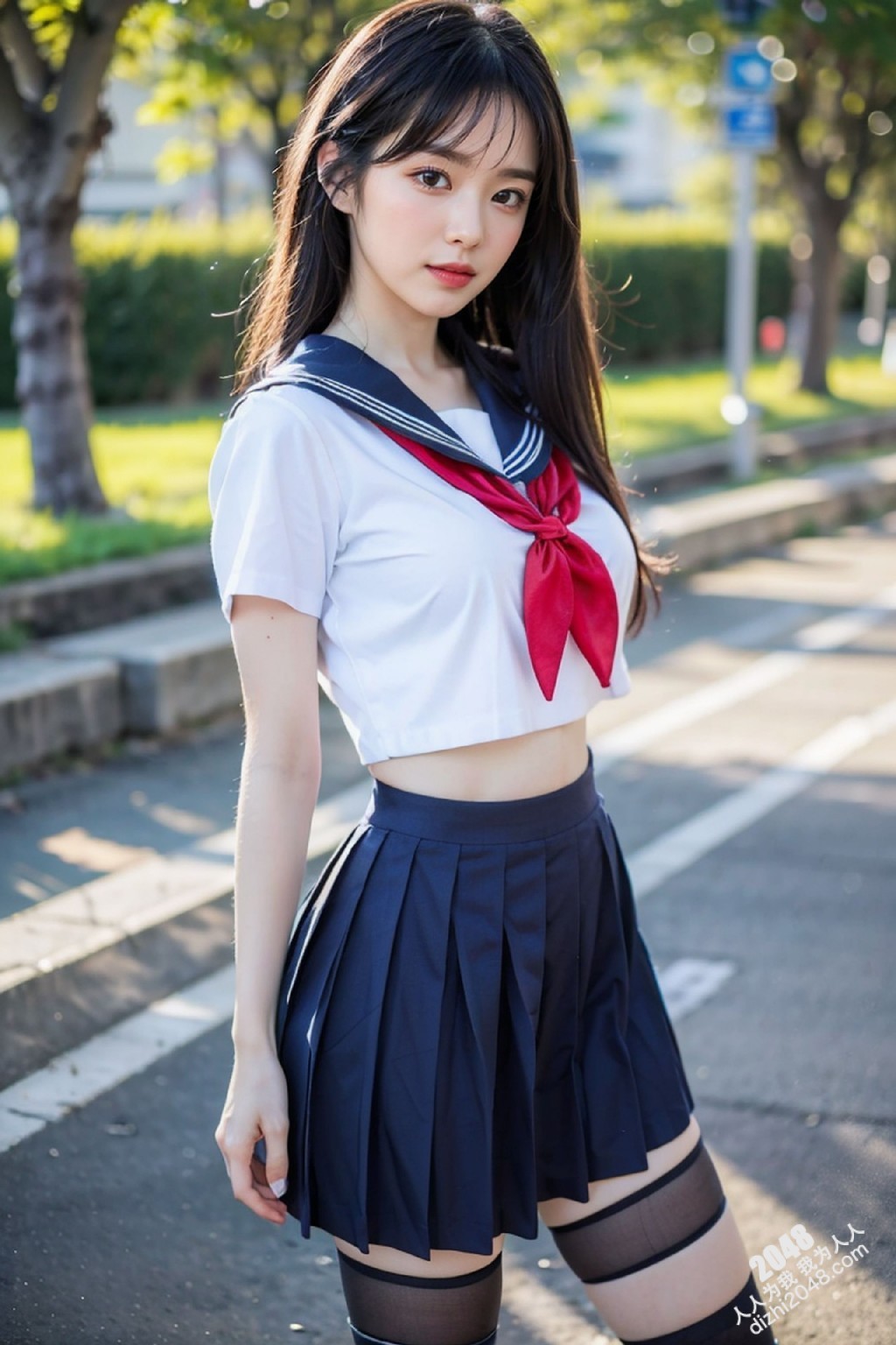 清纯校服少女的阳光午后：制服诱惑与青春的悸动(48)