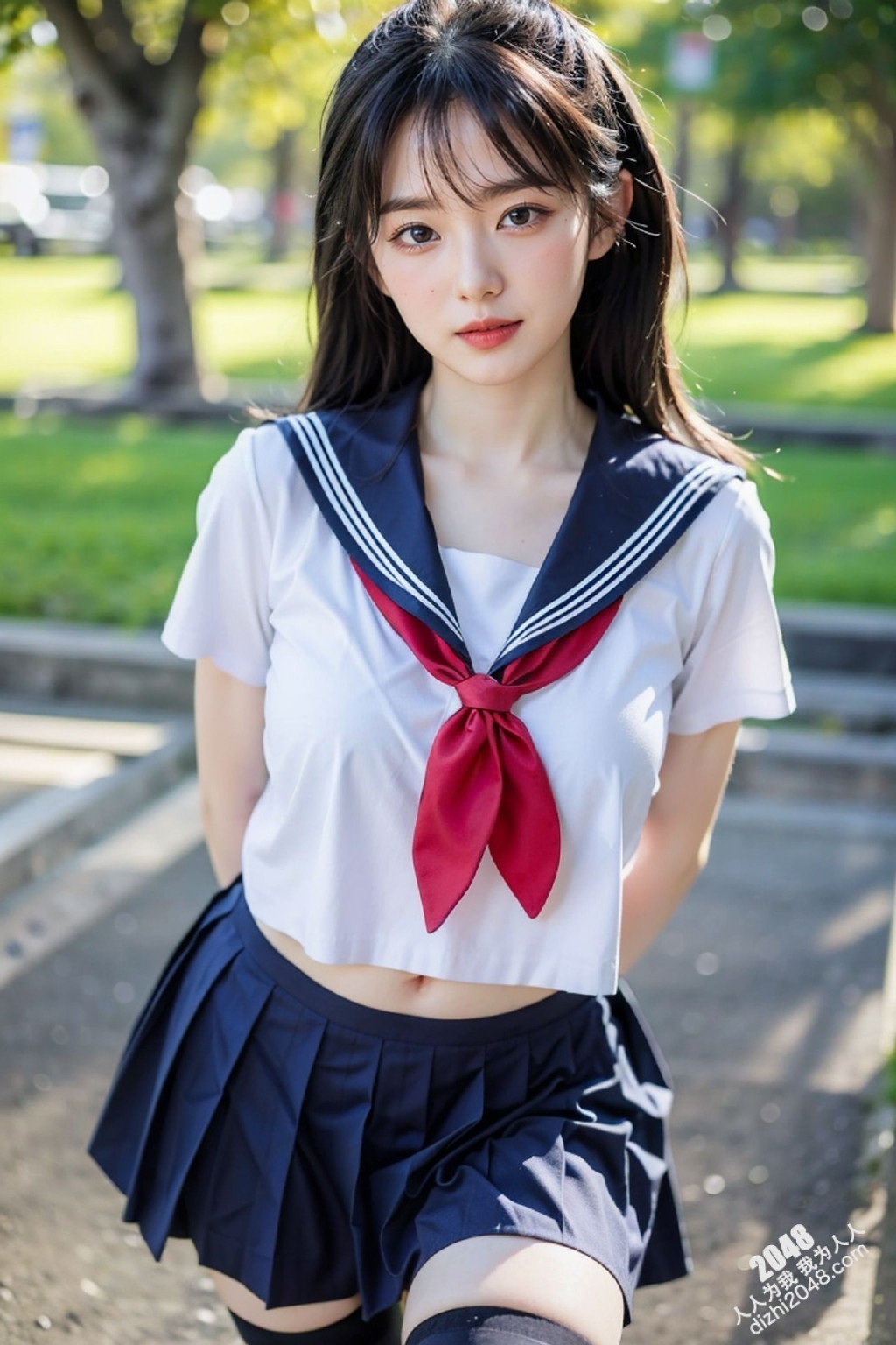 清纯校服少女的阳光午后：制服诱惑与青春的悸动(50)