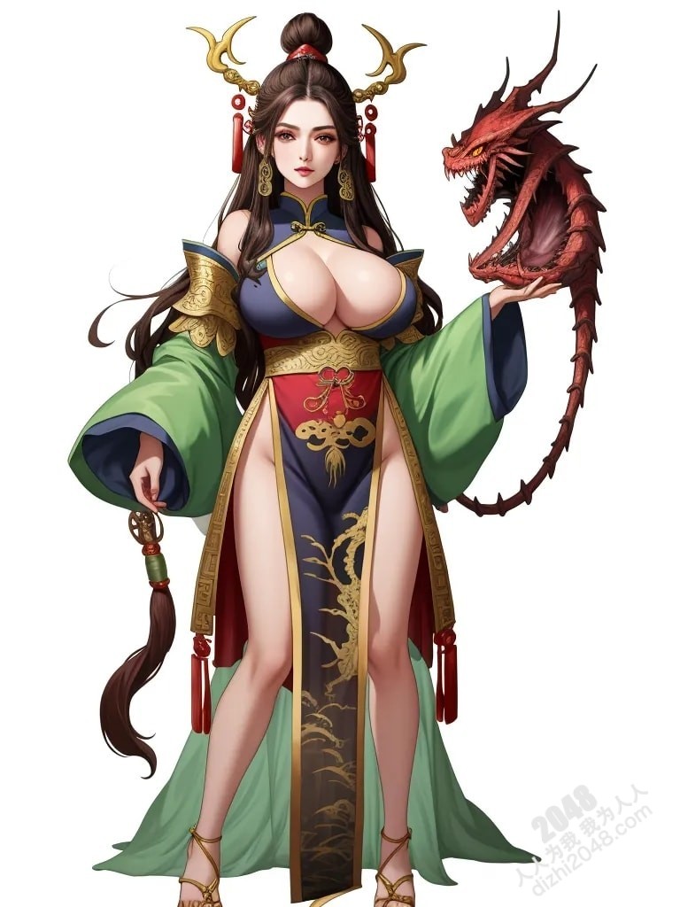 青丘山狐仙的魅惑：人像系列之妖怪风格4 -  绝色妖姬的春情诱惑(11)