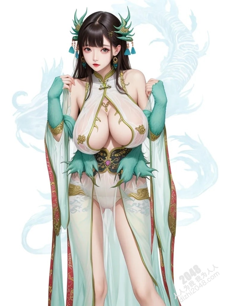 青丘山狐仙的魅惑：人像系列之妖怪风格4 -  绝色妖姬的春情诱惑(13)
