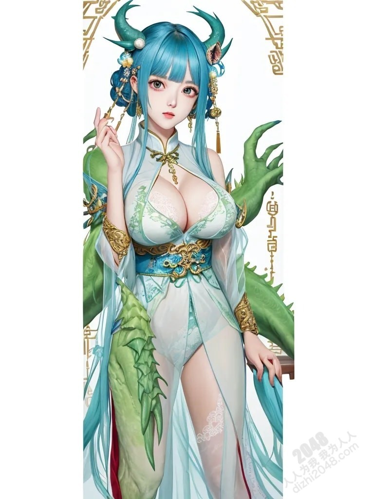 青丘山狐仙的魅惑：人像系列之妖怪风格4 -  绝色妖姬的春情诱惑(20)