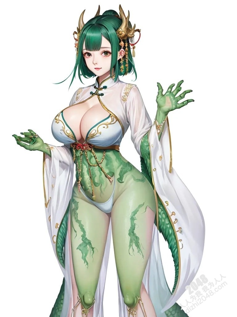 青丘山狐仙的魅惑：人像系列之妖怪风格4 -  绝色妖姬的春情诱惑(19)