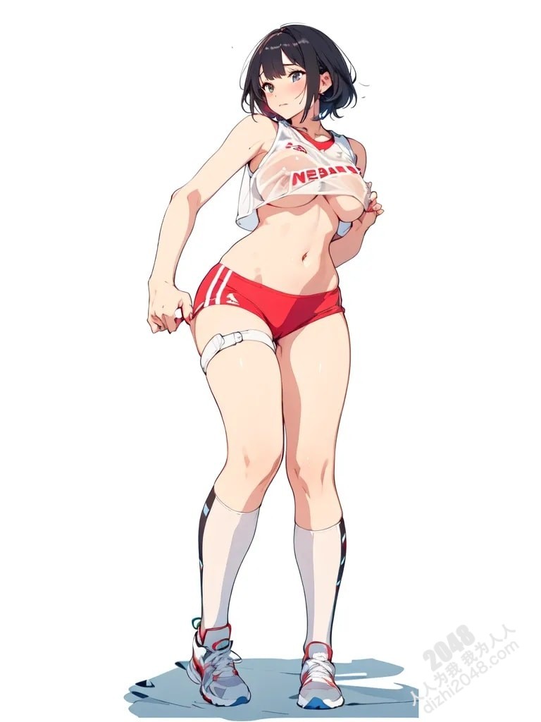 运动少女的火热夏天：人像写真集(28)