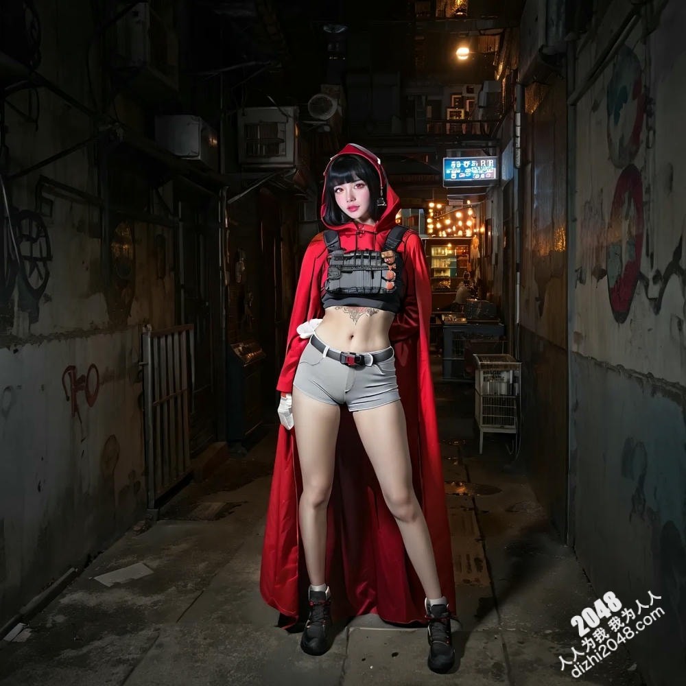 冰雪魅魔的诱惑：红发女孩的性感COSPLAY写真(20)