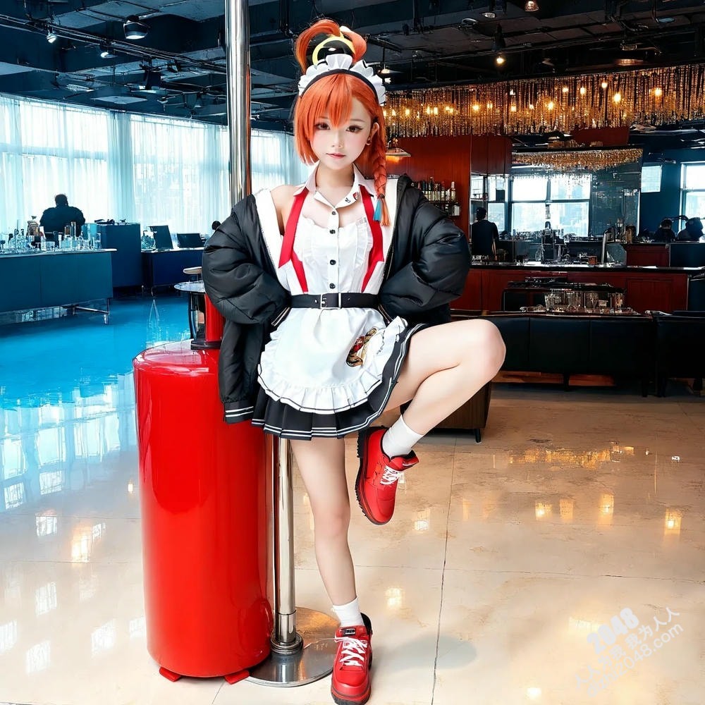 AI仿真美女写真：制服诱惑，火辣女仆的秘密夜(1)