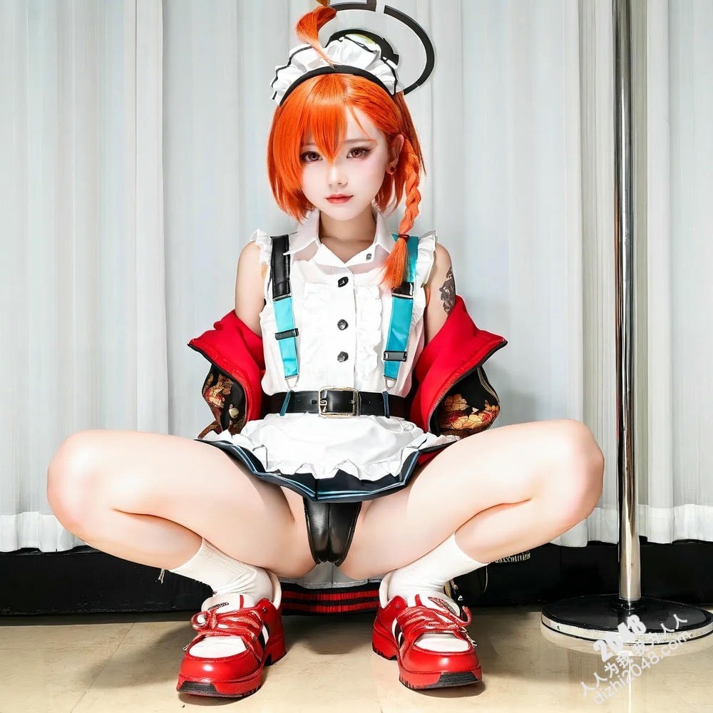 AI仿真美女写真：制服诱惑，火辣女仆的秘密夜(7)