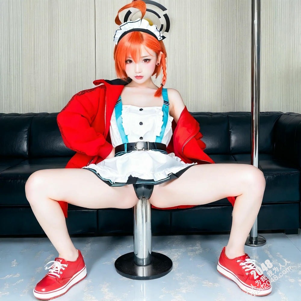 AI仿真美女写真：制服诱惑，火辣女仆的秘密夜(9)