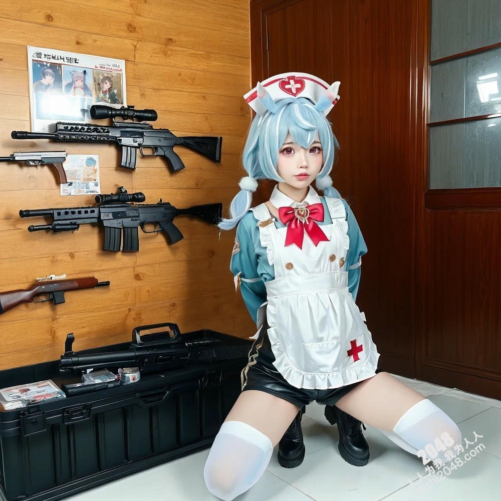 AI仿真美女写真：制服诱惑，火辣女仆的秘密夜(23)