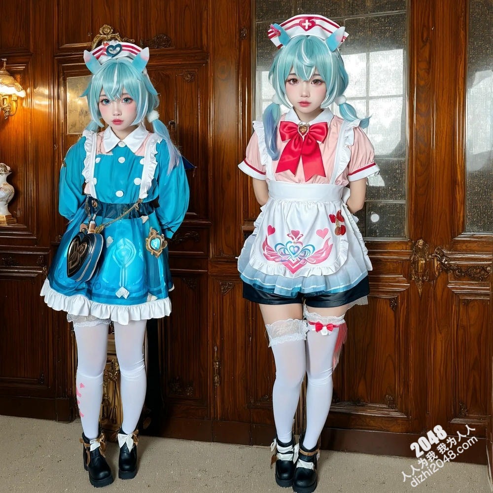 AI仿真美女写真：制服诱惑，火辣女仆的秘密夜(26)