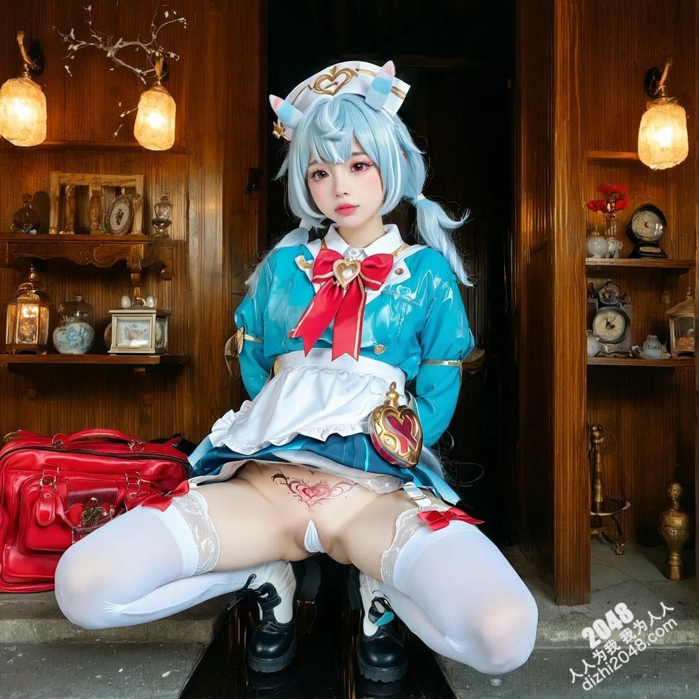 AI仿真美女写真：制服诱惑，火辣女仆的秘密夜(29)