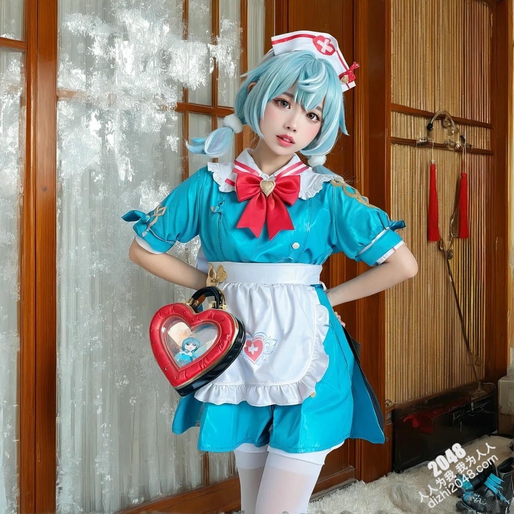 AI仿真美女写真：制服诱惑，火辣女仆的秘密夜(30)