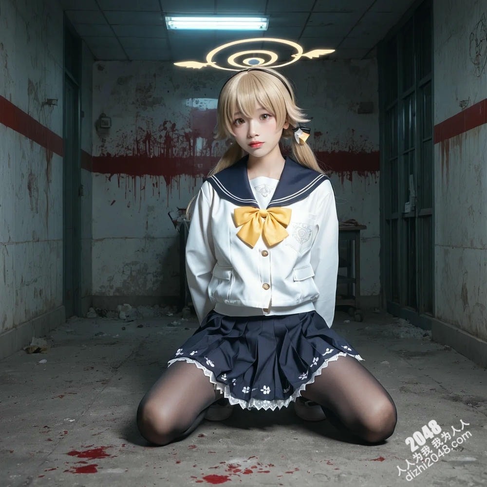 护士装扮的女孩与神秘女郎的暧昧互动，引人遐想无限。(16)