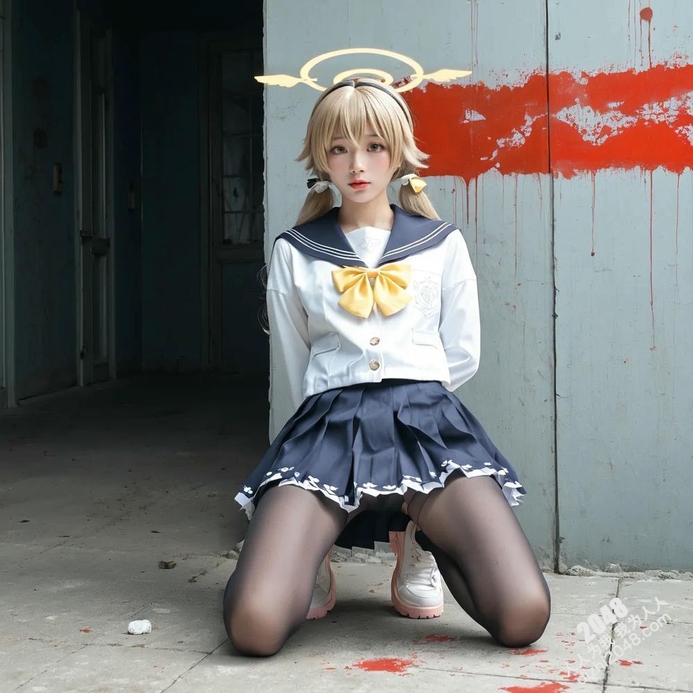 护士装扮的女孩与神秘女郎的暧昧互动，引人遐想无限。(21)