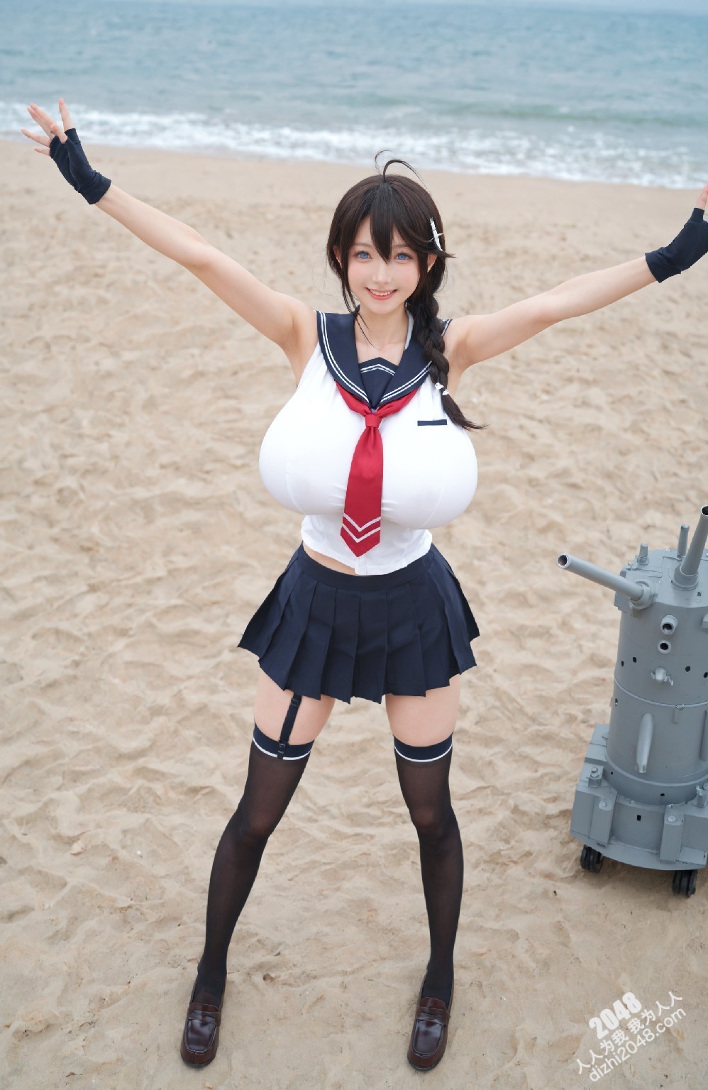 涩涩！舰娘cos写真：春日港湾的诱惑(3)