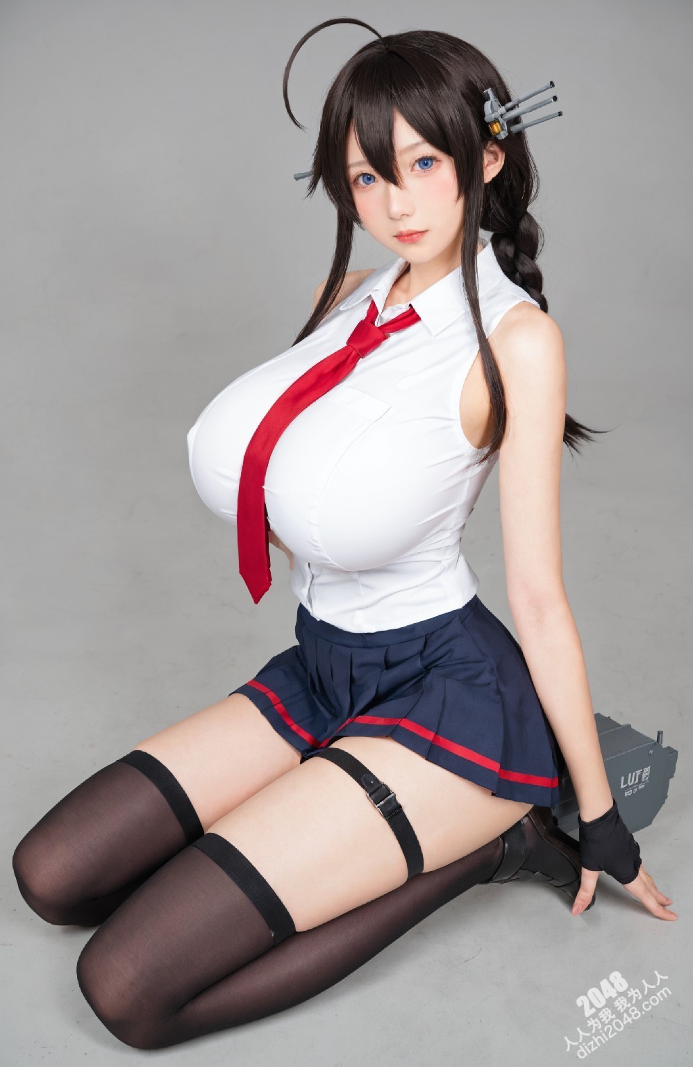 涩涩！舰娘cos写真：春日港湾的诱惑(28)