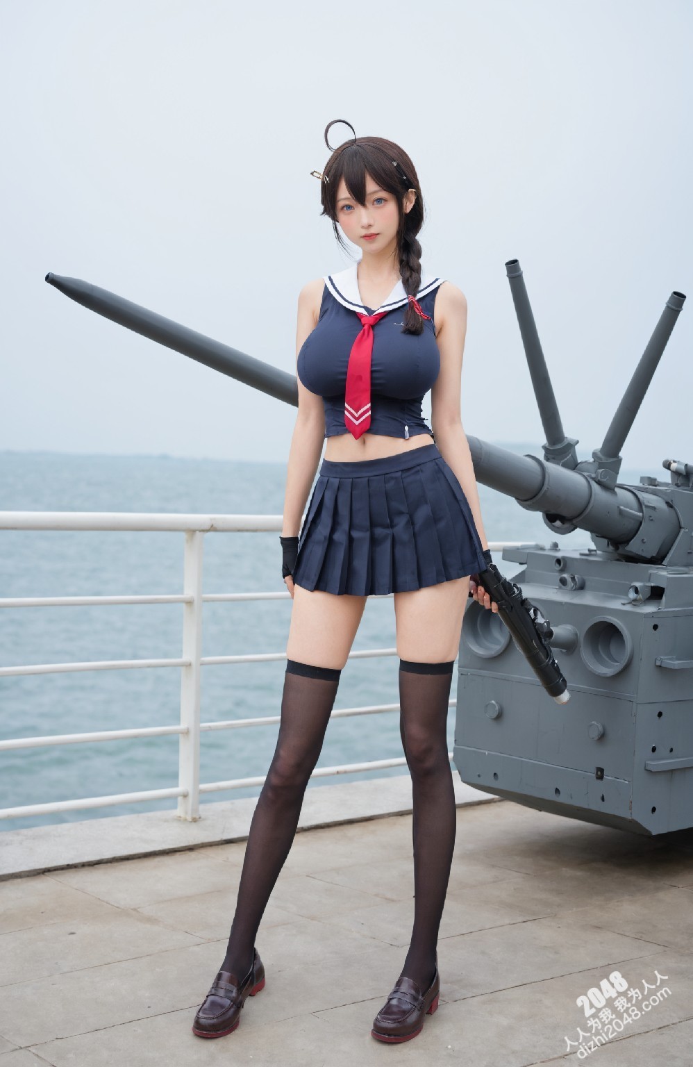 涩涩！舰娘cos写真：春日港湾的诱惑(37)
