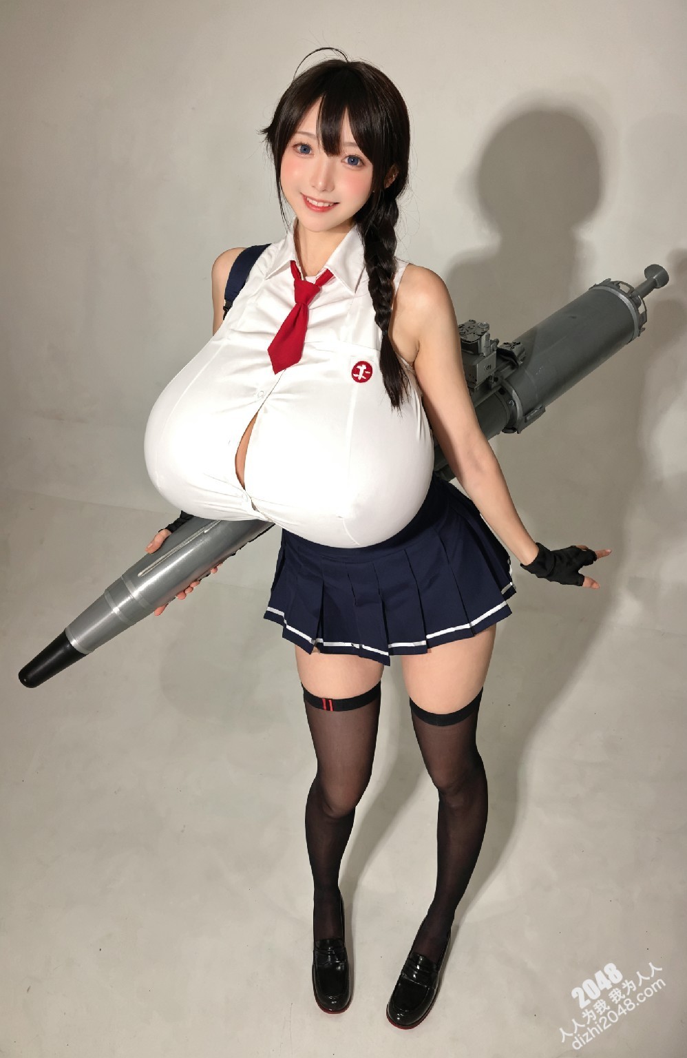 涩涩！舰娘cos写真：春日港湾的诱惑(47)