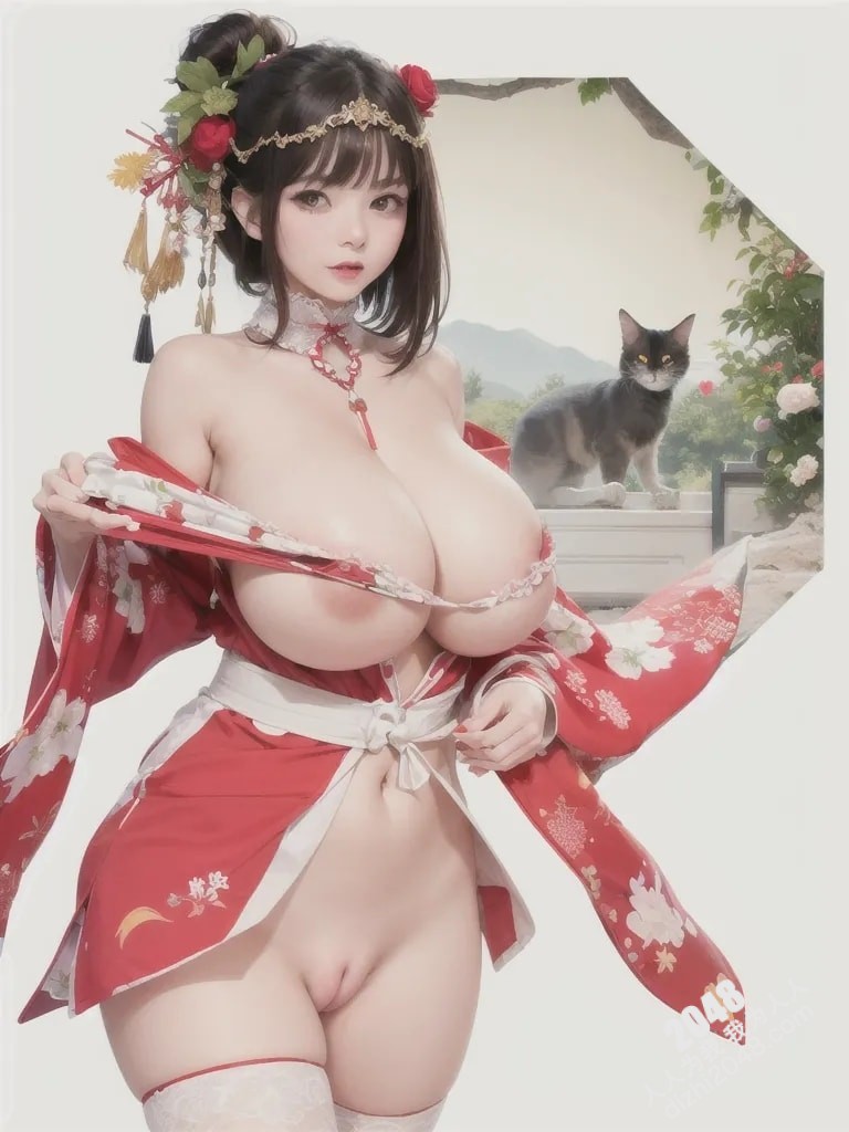 和服美人：春日私语，诱人春光(20)