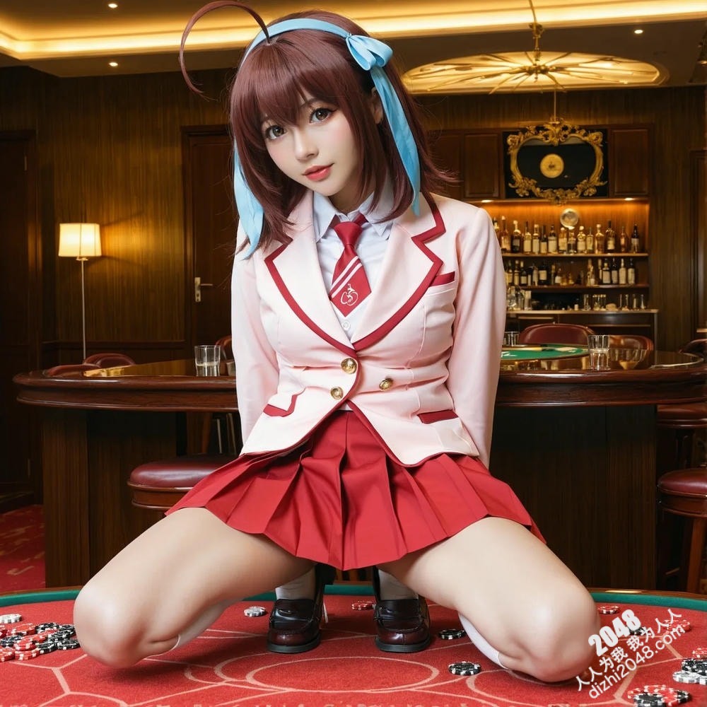 制服诱惑！赌场里的清纯少女，致命吸引力