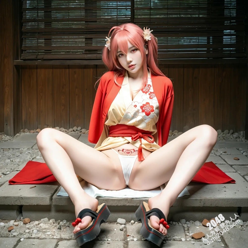 仿真AI新娘：高挑身材，性感乳沟，私处若隐若现，令人心跳加速的婚纱写真(11)