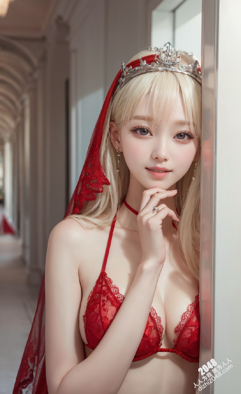 红纱公主的秘密：火辣身材写真集，极致诱惑，让人心跳加速(23)