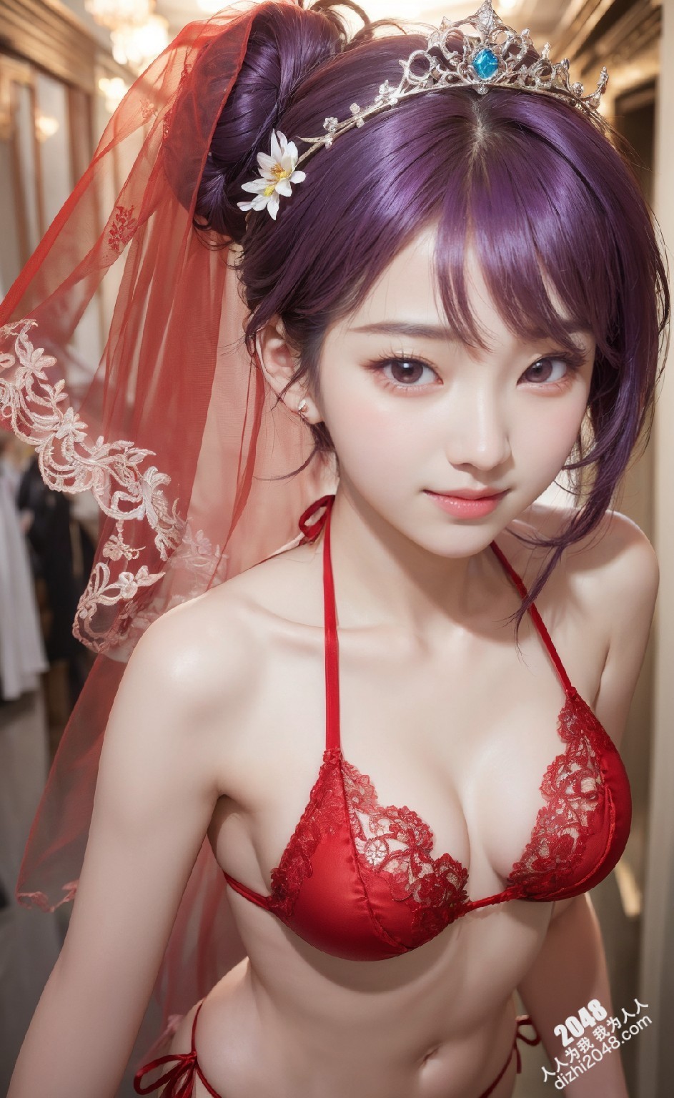 红纱公主的秘密：火辣身材写真集，极致诱惑，让人心跳加速(25)
