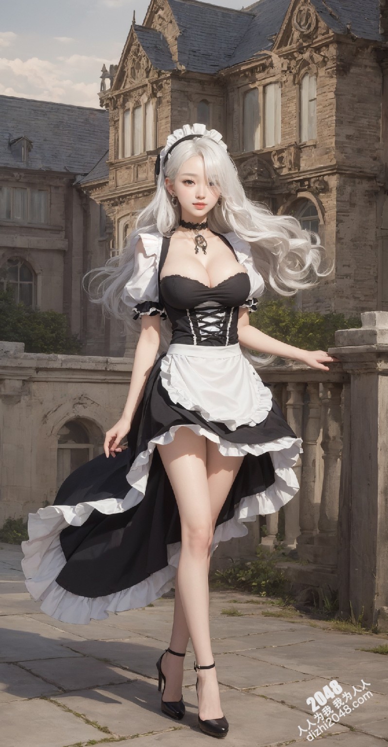 白丝jk制服诱惑：清纯女仆的秘密花园(13)