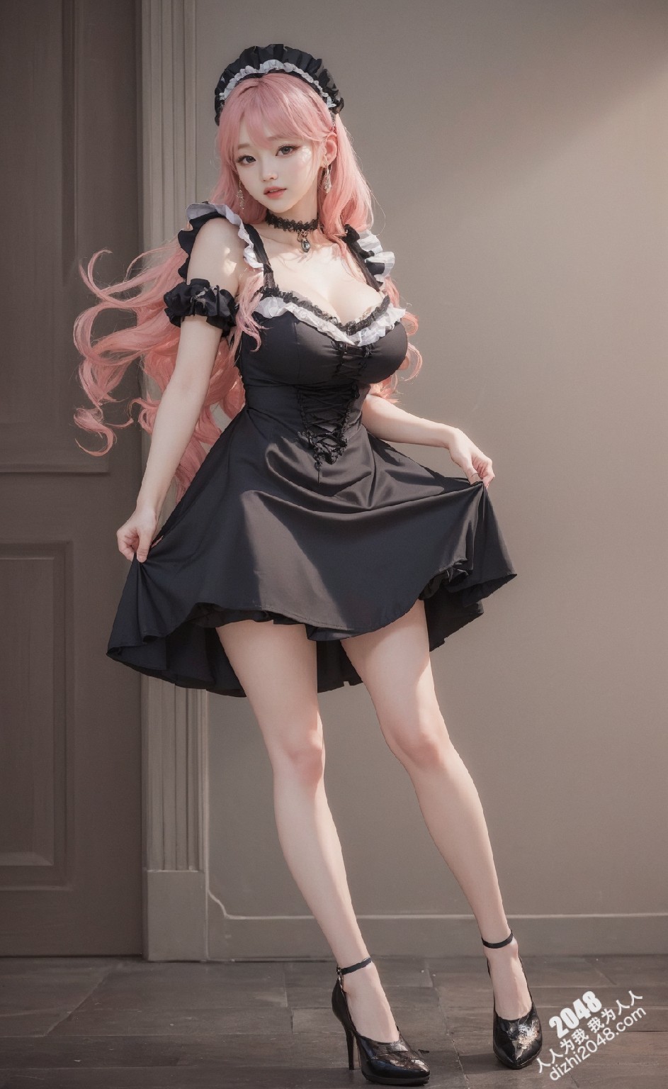 白丝jk制服诱惑：清纯女仆的秘密花园(22)