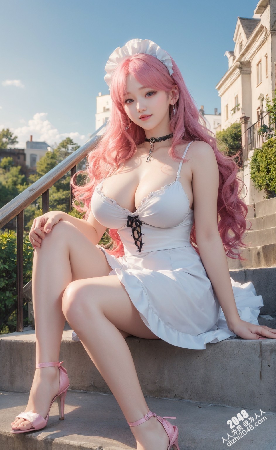 白丝jk制服诱惑：清纯女仆的秘密花园(26)