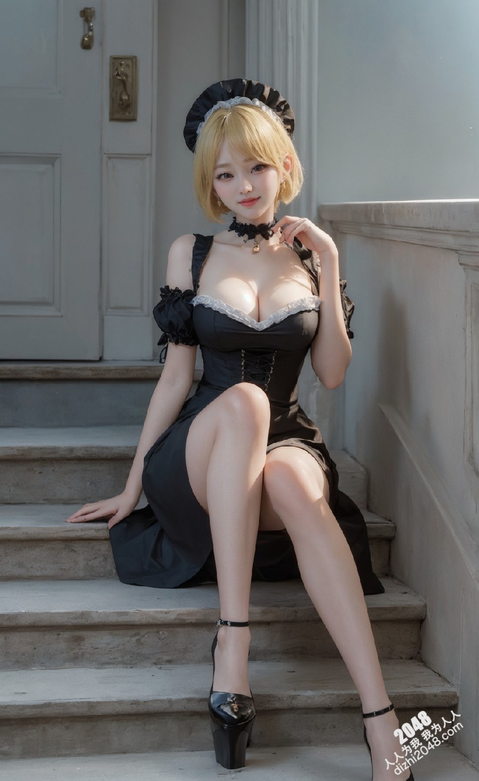白丝jk制服诱惑：清纯女仆的秘密花园(27)