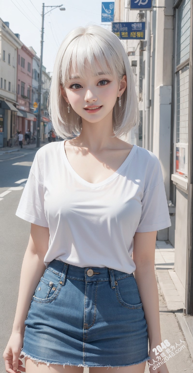 紫发尤物LDi的诱惑：紧身小背心与低腰牛仔裤的致命组合，引爆你的荷尔蒙！(12)