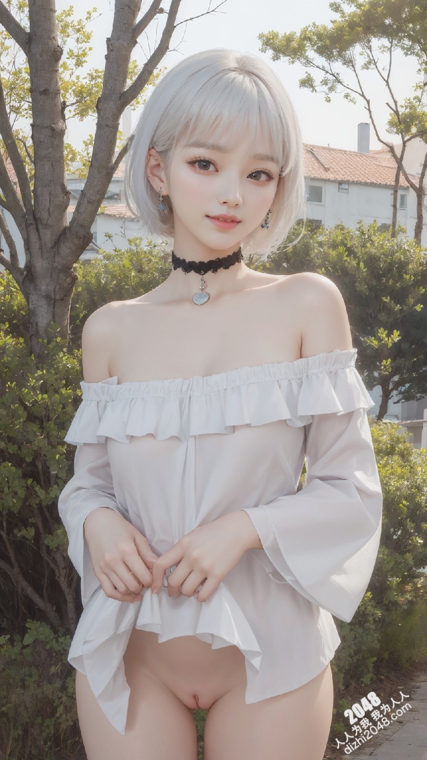 纯白少女的秘密花园：轻纱遮掩下的粉嫩春光，午后私密诱惑(4)