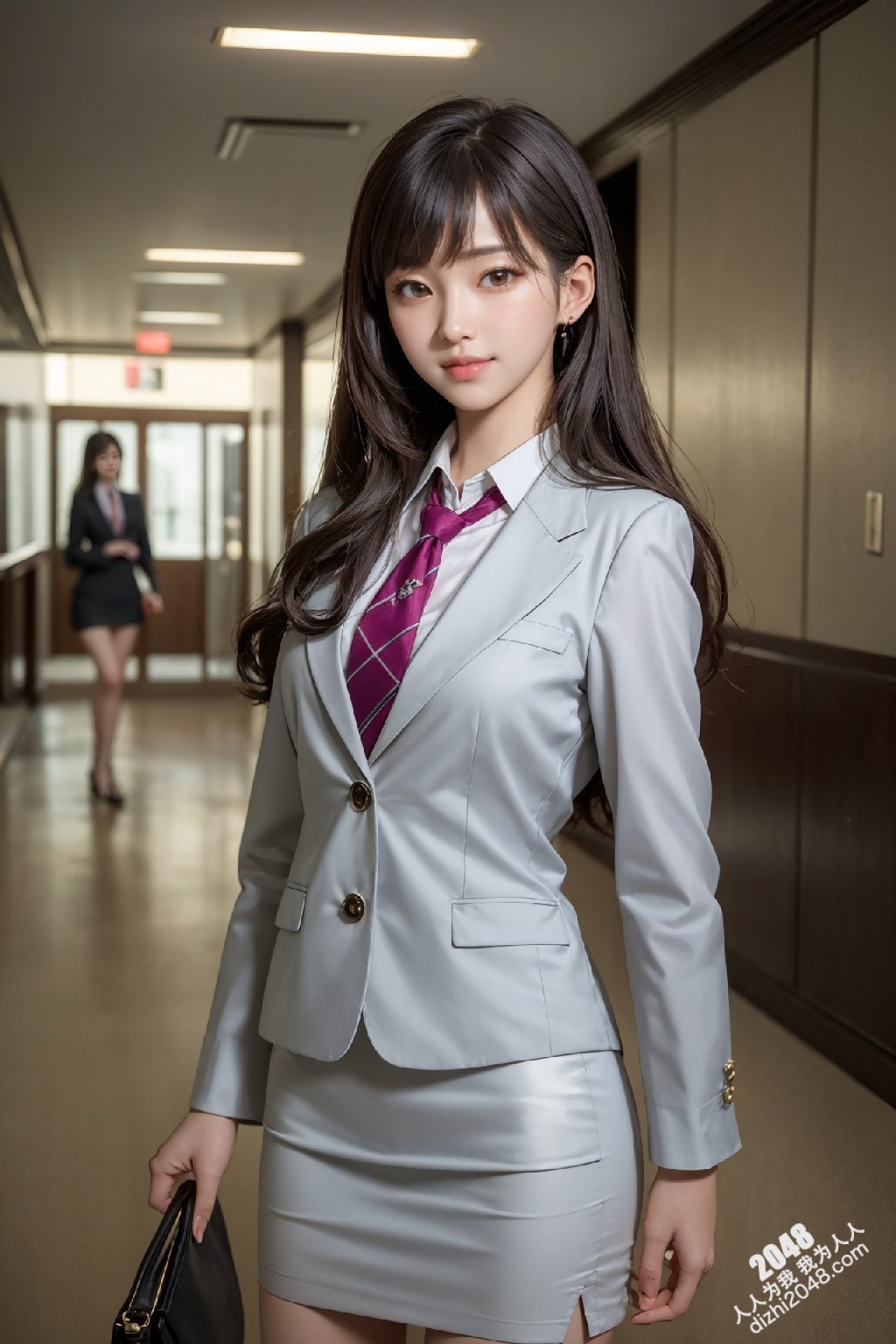 制服诱惑：清纯校花姐妹花，短裙下的秘密，让人浮想联翩(17)