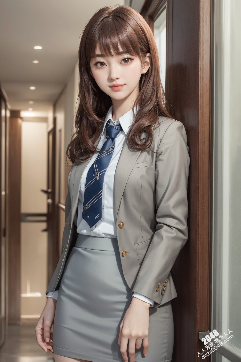 制服诱惑：清纯校花姐妹花，短裙下的秘密，让人浮想联翩(16)