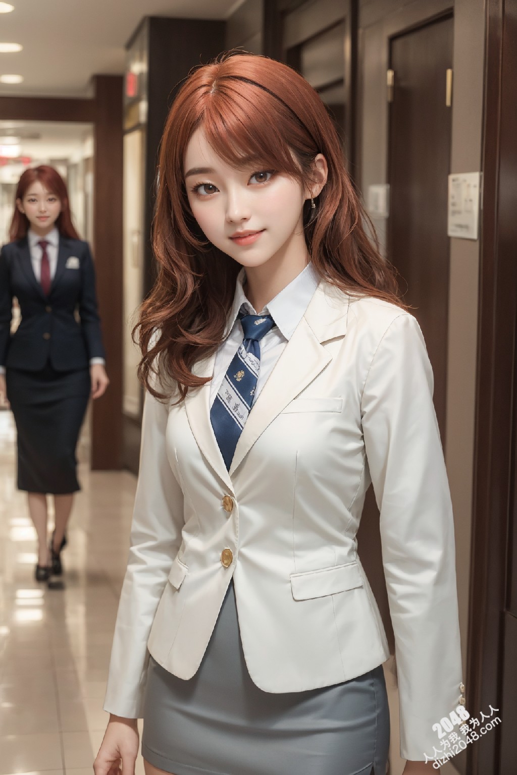 制服诱惑：清纯校花姐妹花，短裙下的秘密，让人浮想联翩(37)