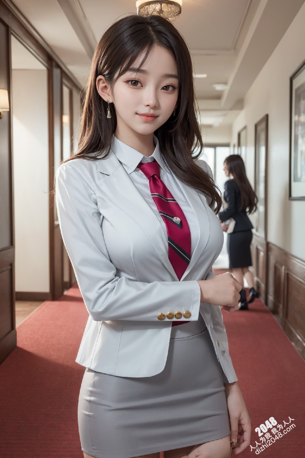 制服诱惑：清纯校花姐妹花，短裙下的秘密，让人浮想联翩(39)
