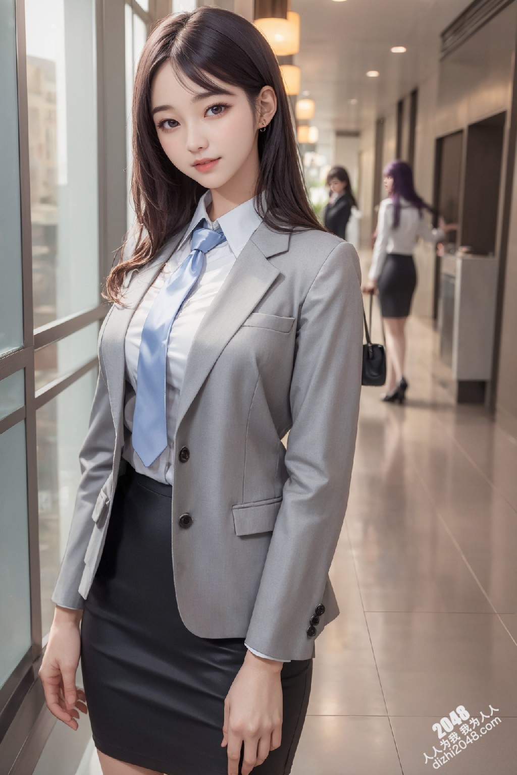 制服诱惑：清纯校花姐妹花，短裙下的秘密，让人浮想联翩(40)