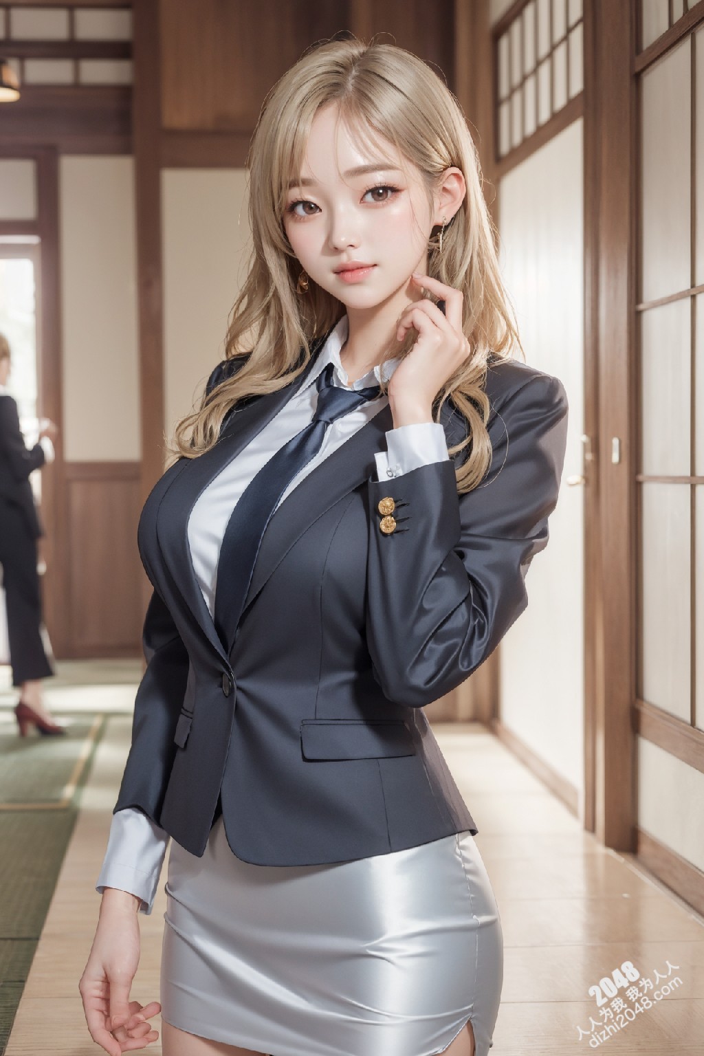 制服诱惑：清纯校花姐妹花，短裙下的秘密，让人浮想联翩(46)