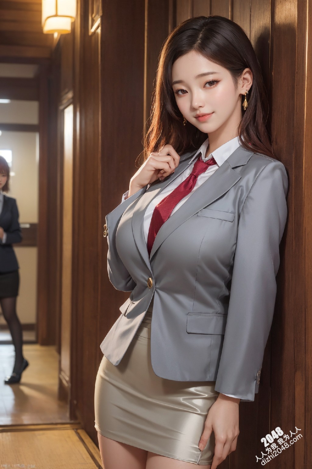 制服诱惑：清纯校花姐妹花，短裙下的秘密，让人浮想联翩(50)