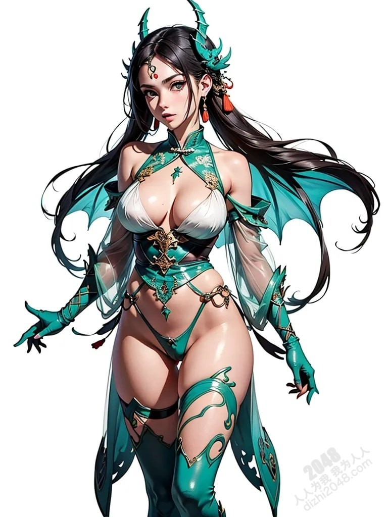 东方魅妖：青衣女子与神秘藤蔓的禁忌之恋(7)