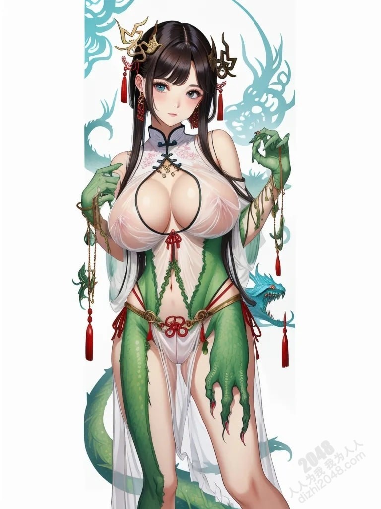 东方魅妖：青衣女子与神秘藤蔓的禁忌之恋(5)
