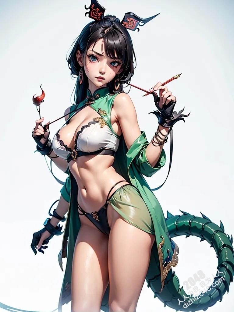 东方魅妖：青衣女子与神秘藤蔓的禁忌之恋(6)