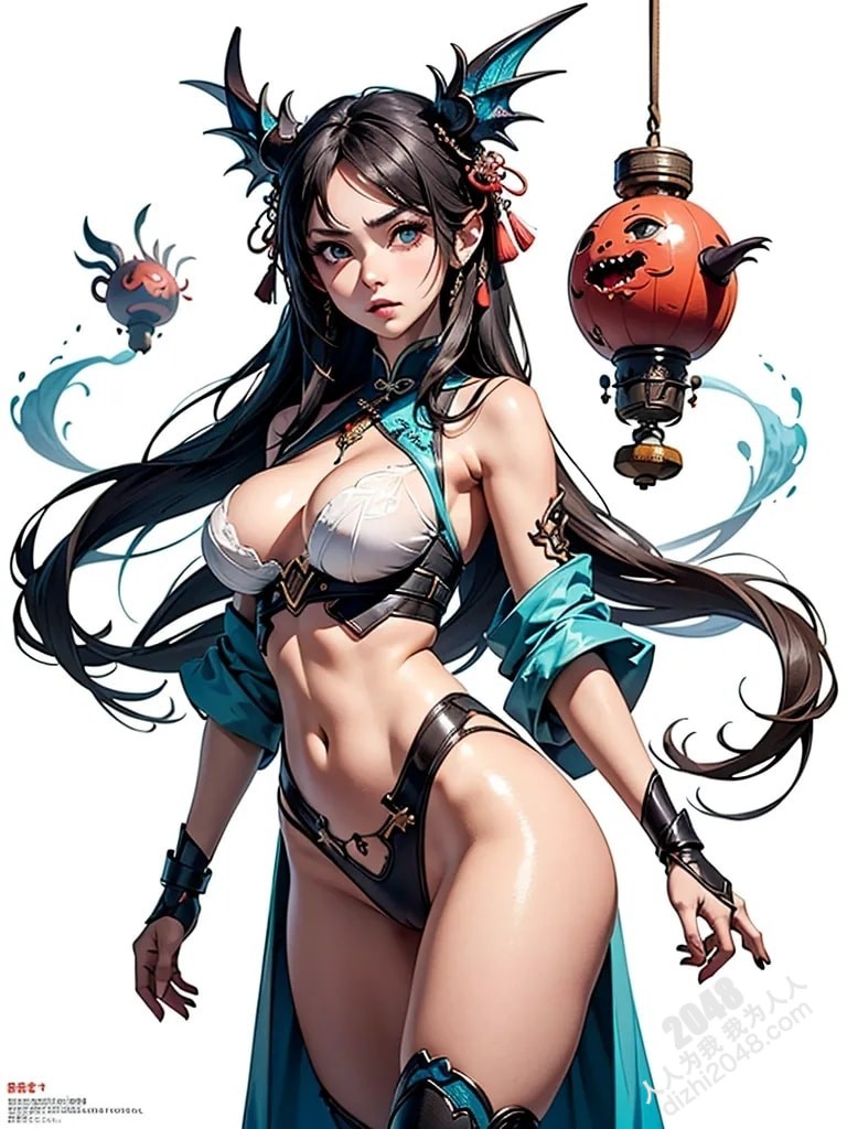东方魅妖：青衣女子与神秘藤蔓的禁忌之恋(11)