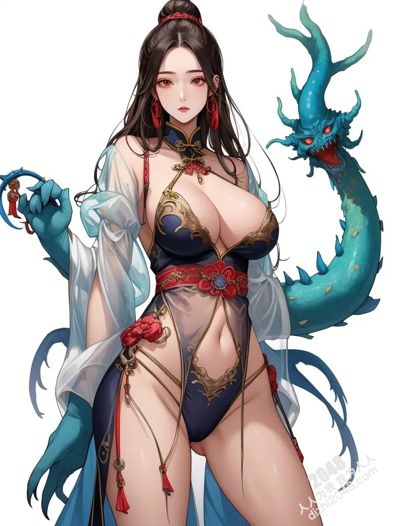东方魅妖：青衣女子与神秘藤蔓的禁忌之恋(29)