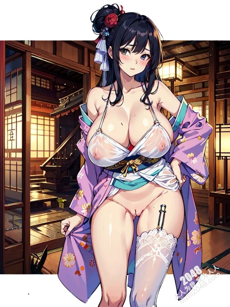 和风佳人：紫藤萝下的秘密—日系和服诱惑写真(3)