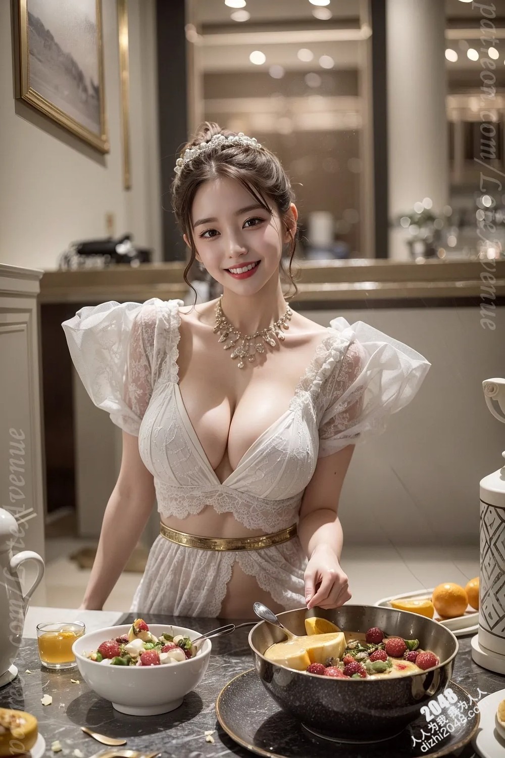 Lote Avenue写真：蕾丝诱惑，酥胸半露，极致诱惑写真集(4)