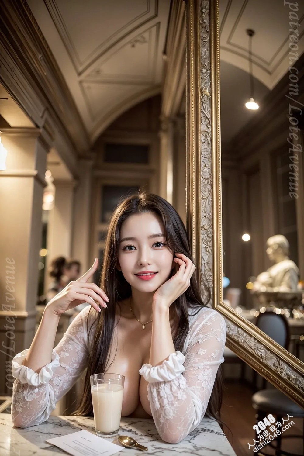 Lote Avenue写真：蕾丝诱惑，酥胸半露，极致诱惑写真集(5)