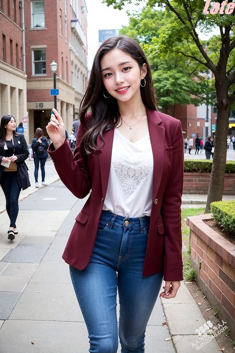 哈佛女生Rin的性感街拍：纯白诱惑，美腿撩人(4)