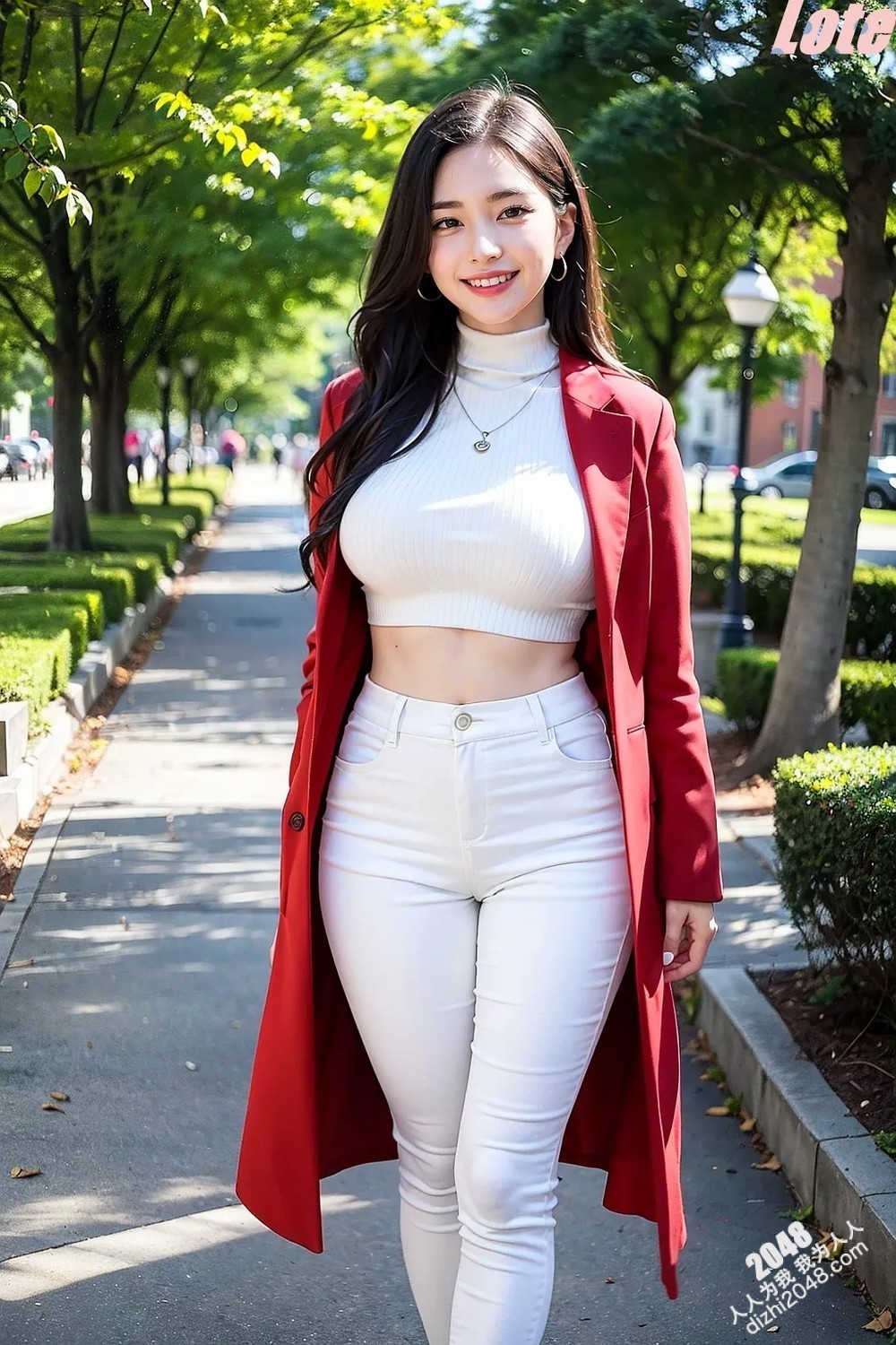 哈佛女生Rin的性感街拍：纯白诱惑，美腿撩人(10)